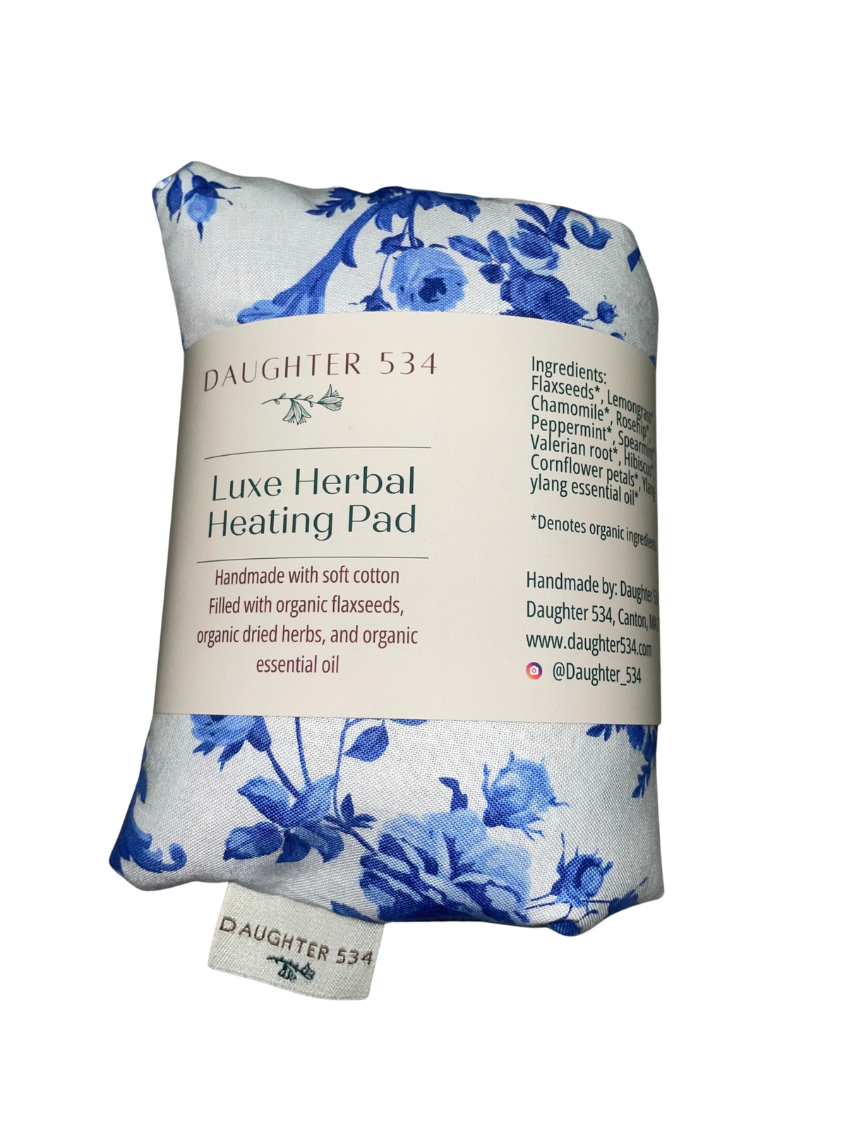 Luxe Herbal Heating Pad, 6"x10" (Organic)