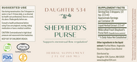 Shepherd's Purse Tincture (2 oz)