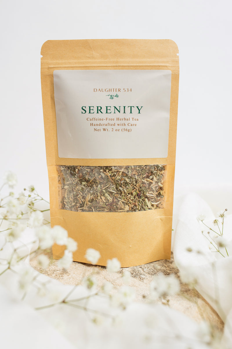 Serenity-Organic Herbal Loose Leaf Tea (2 oz)