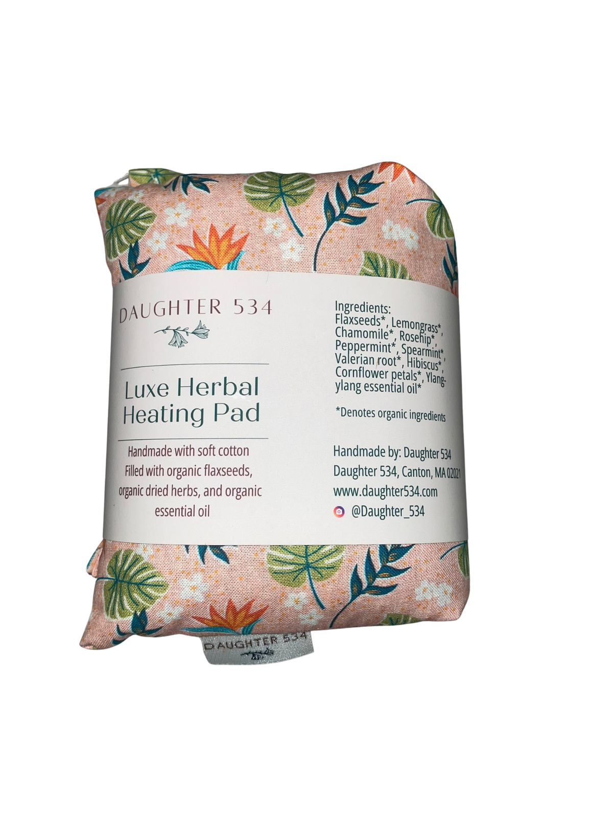 Luxe Herbal Heating Pad, 6"x10" (Organic)