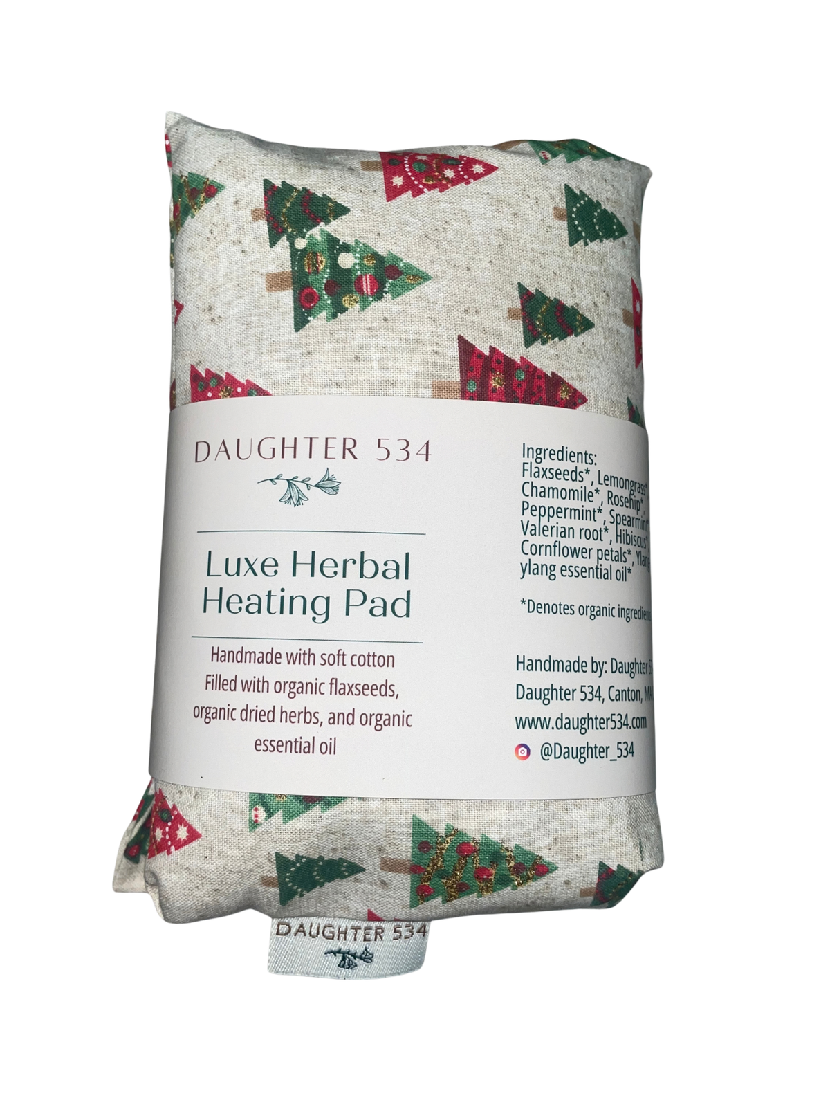 Luxe Herbal Heating Pad, 6"x10" (Organic)